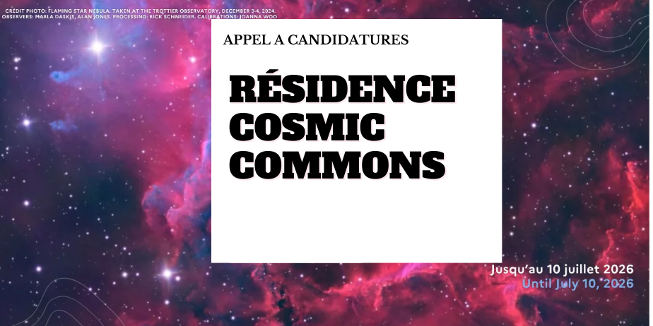 Résidence artistique “Cosmic Commons” à Burnaby/Vancouver
