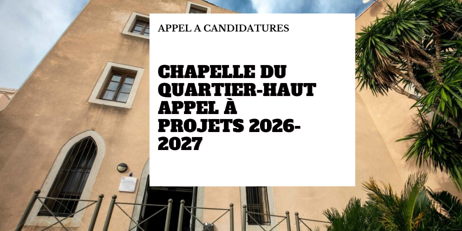 Chapelle du Quartier-Haut 2026-2027 – Sète