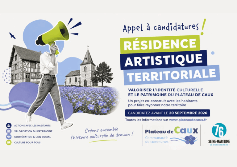 Résidence artistique territoriale – Valoriser l’identité culturelle et le patrimoine du Plateau de Caux